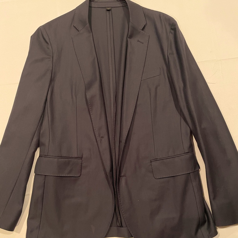 J. Crew Slim Fit Suit Jacket Medium Black 40R
